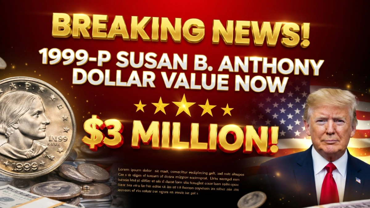 1999 Susan B Anthony dollar value