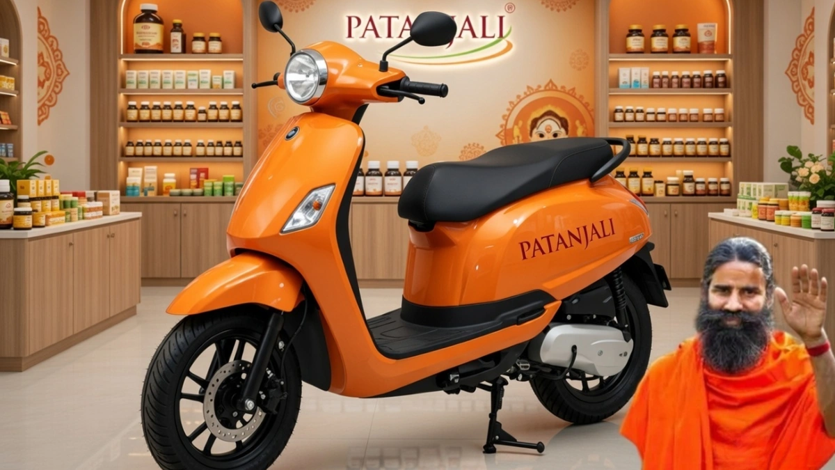 Baba Ramdev EV scooter