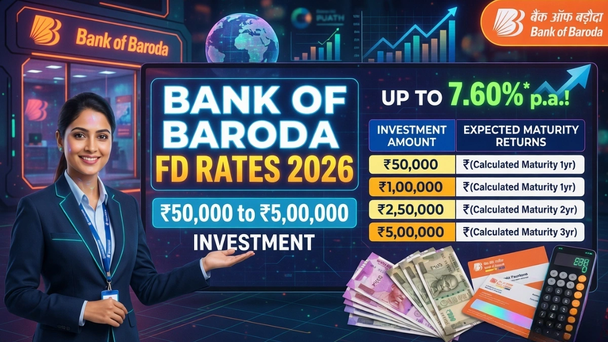 Bank of Baroda FD rates 2026