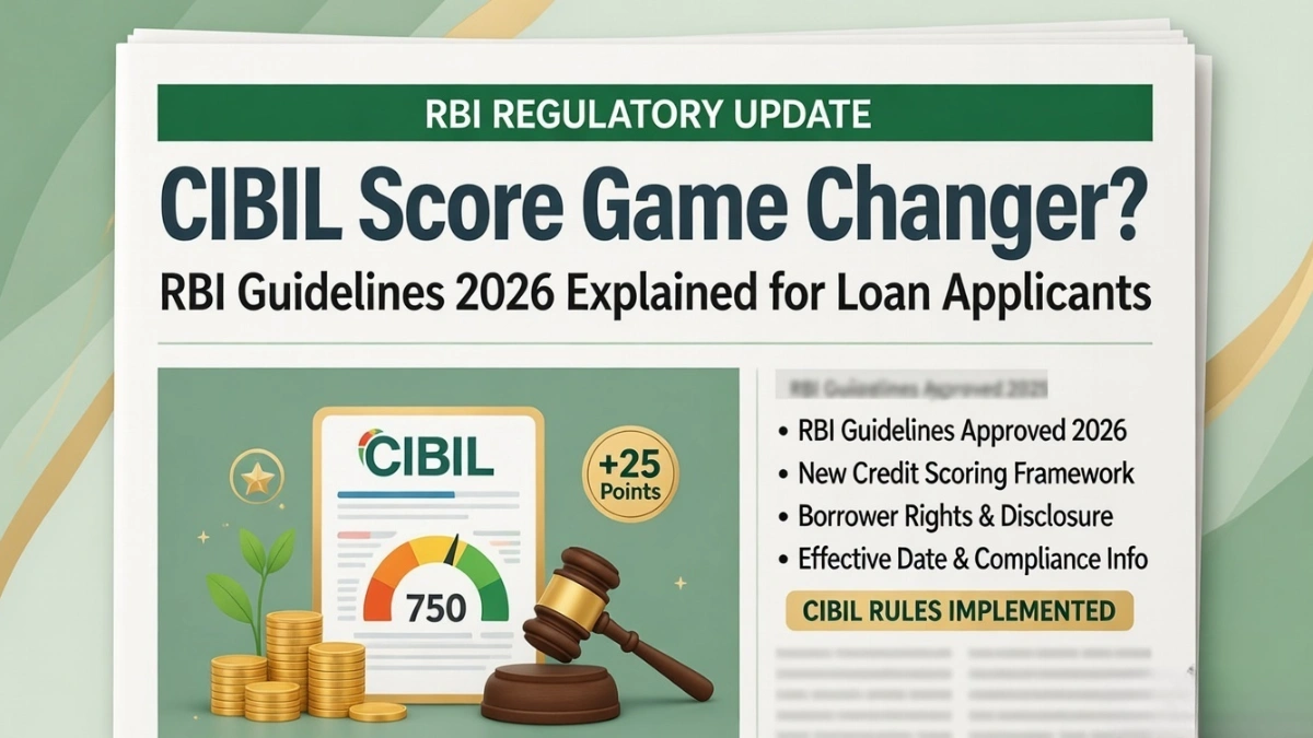 CIBIL Score Rules 2026