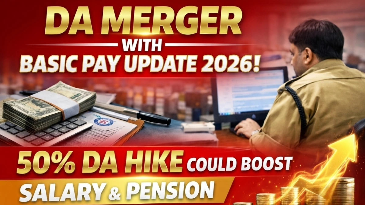 DA merger with basic pay