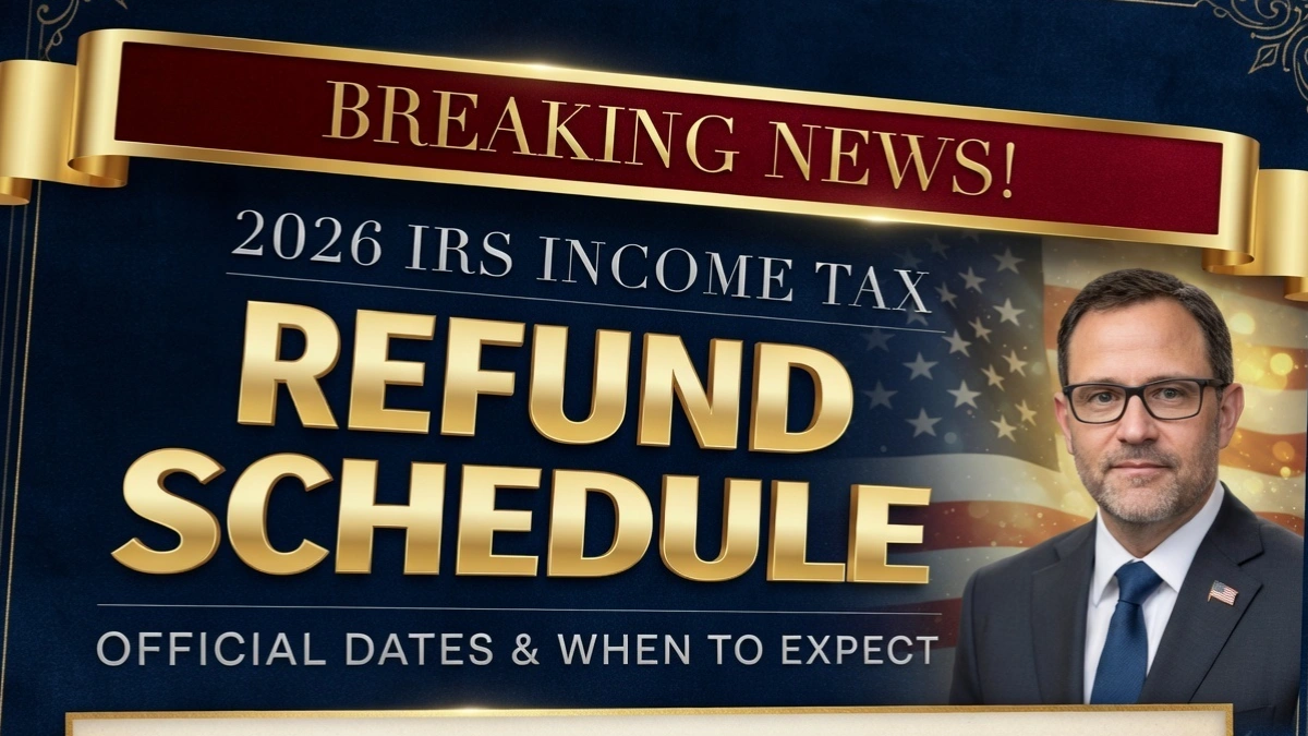 IRS refund schedule 2026