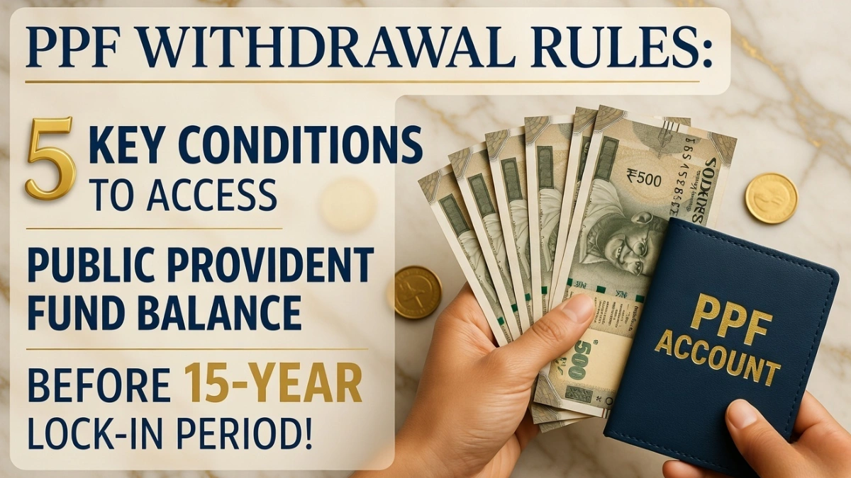 PPF withdrawal rules