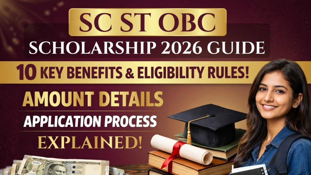 SC/ST/OBC Scholarship 2026
