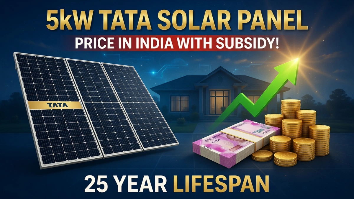 Tata solar panel 5kW price