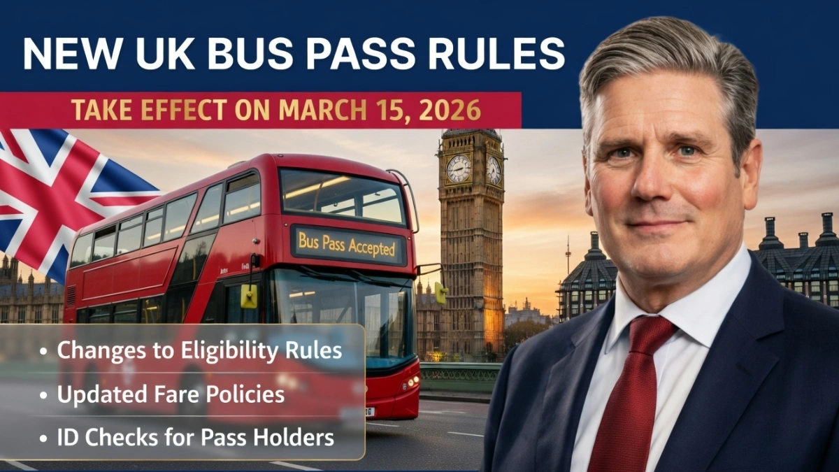 UK bus pass rules 2026