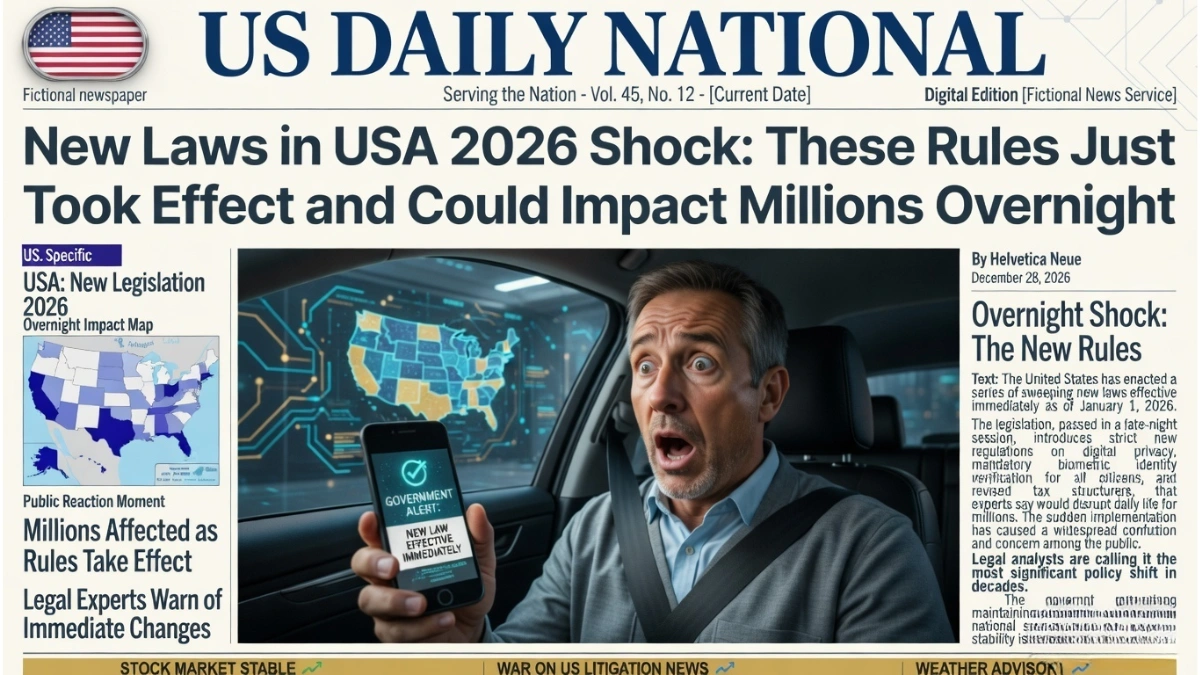 USA Laws 2026 Update