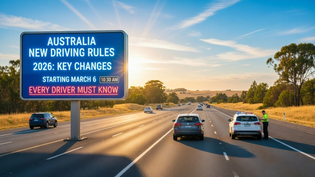 australia driving rules 2026