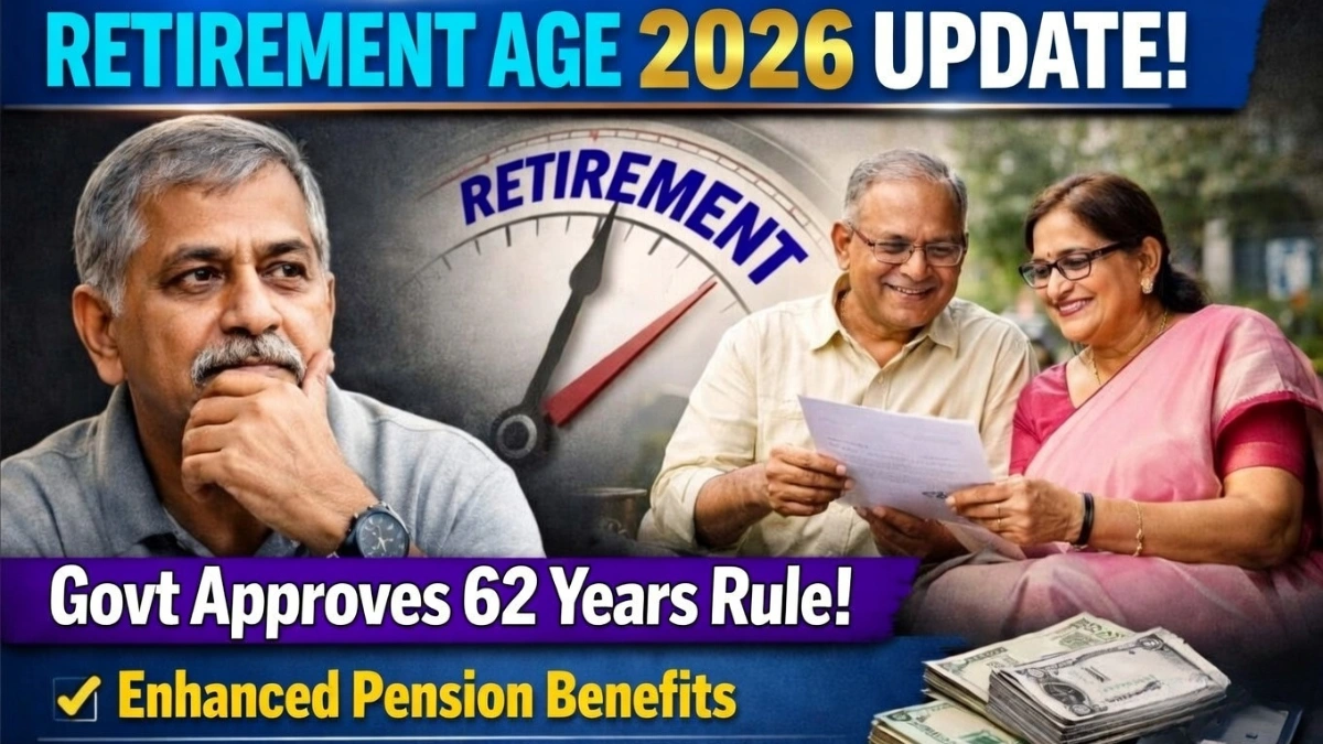 retirement age India 2026